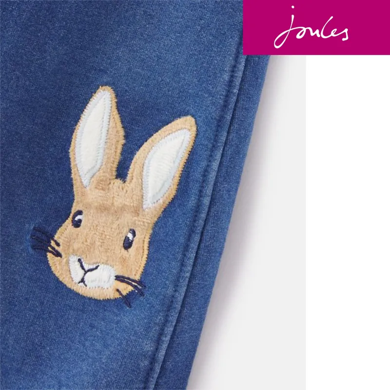 Joules Peter Rabbit Wilbur Organically Grown Cotton Dungaree Set  - Denim Peter Rabbit-3